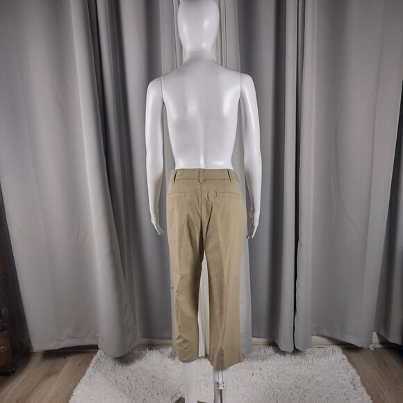 Talbots Womens Petite Tan Cotton Stretch Capris Pants Size 10P - Picture 4 of 11